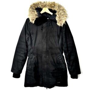 Aritzia Golden TNA Womens Parka Goose Down Haven Waterproof Winter Coat Black S